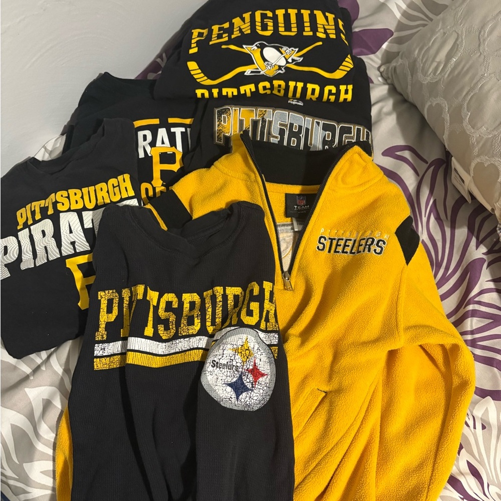 Boys Pittsburgh Sports Apparel Bundle